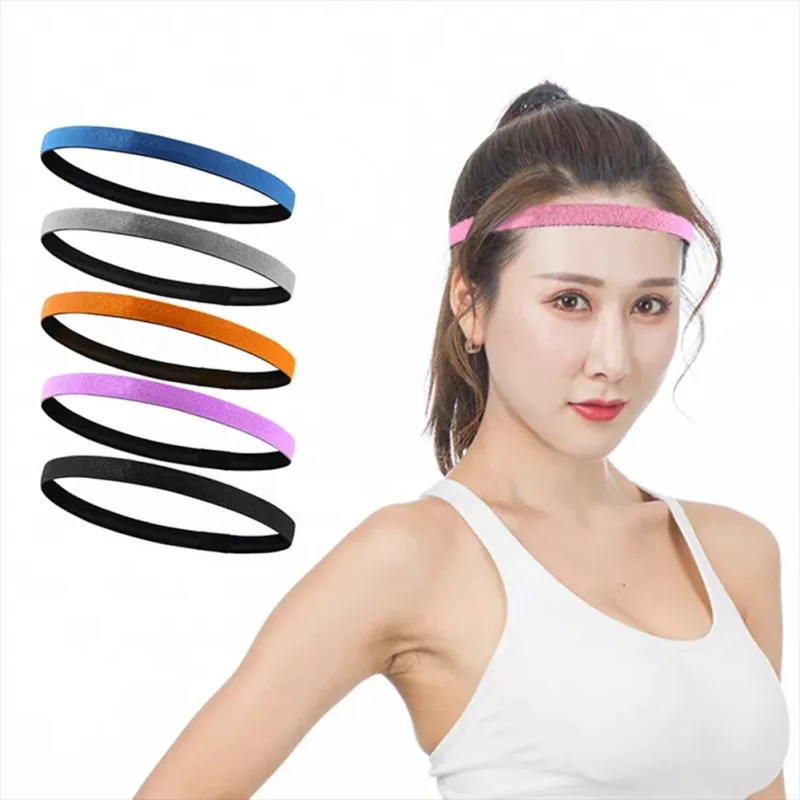 

Men Women Fashion Quick-dry Sweatband Non-slip Elasticity Yoga Hair Band Sports Anti-slip Running Headband
