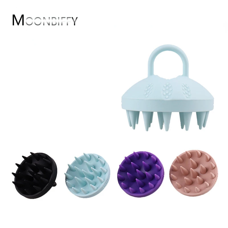 

1PC Silicone Head Body Scalp Massage Brush Comb Shampoo Hair Washing Comb Shower Brush Bath Spa Slimming Szczotka Do Wlosow Tool