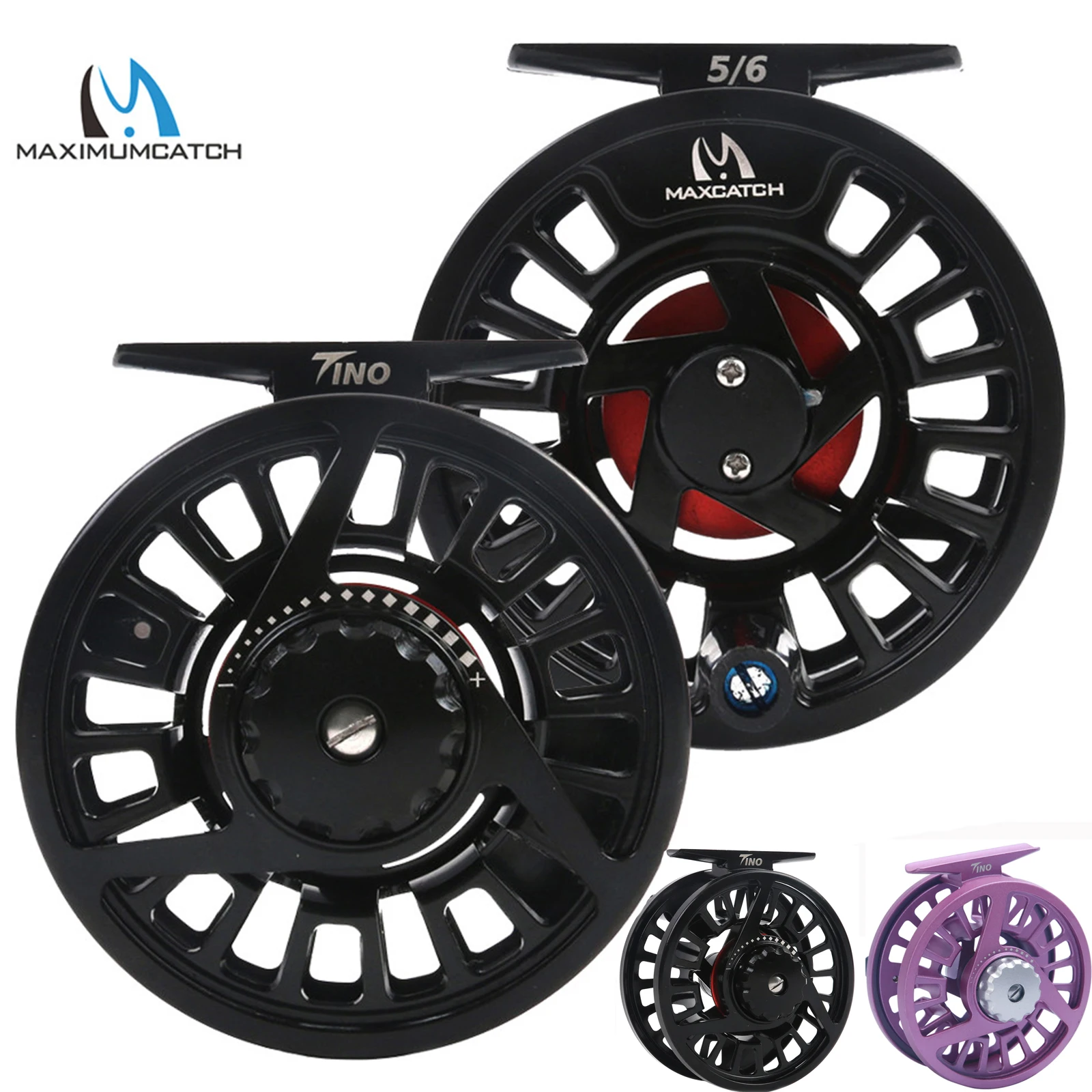 Maximumcatch Tino 3-8wt Die-casting Aluminum Fly Fishing Reel Right or Left-Handed Fly Reel and Spool