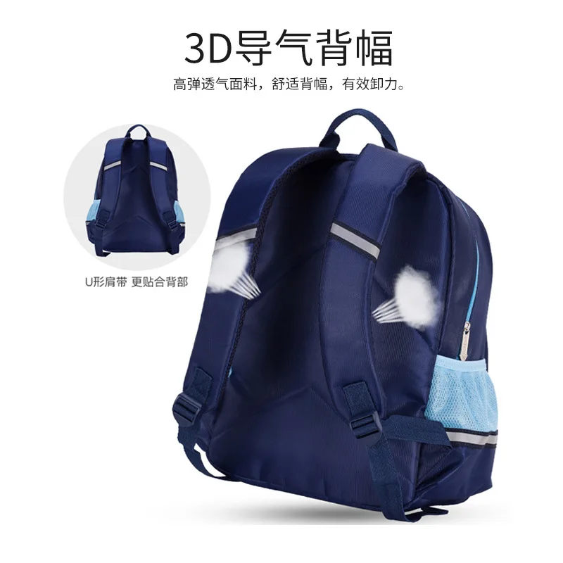 2022 new high-quality Disney Spider Man children's backpack, high elastic breathable fabric Disney US captain backpack