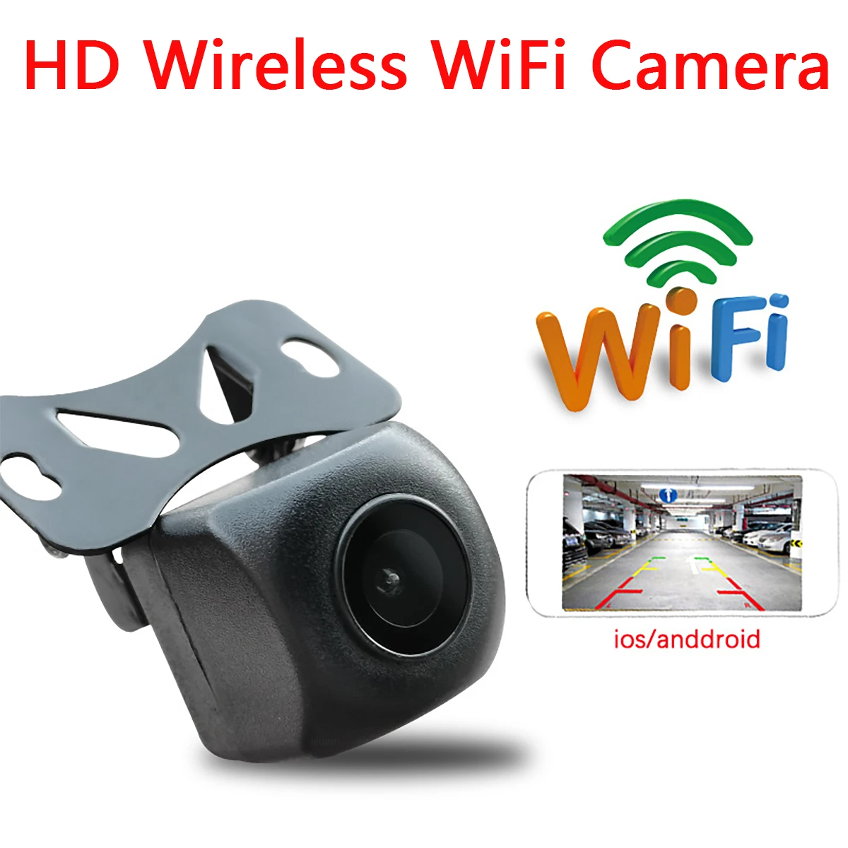 

Wireless WIFI Fisheye Lens CVBS Car Camera HD Starlight Night Vision IP68 Waterproof 170° Wide Angle HD Color Reversing Image