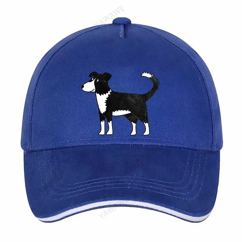 

Baseball Cap Spring Summer Solid Sunhat Border Collie Cartoon Dog yawawe brand Hip Hop Fishing Hat