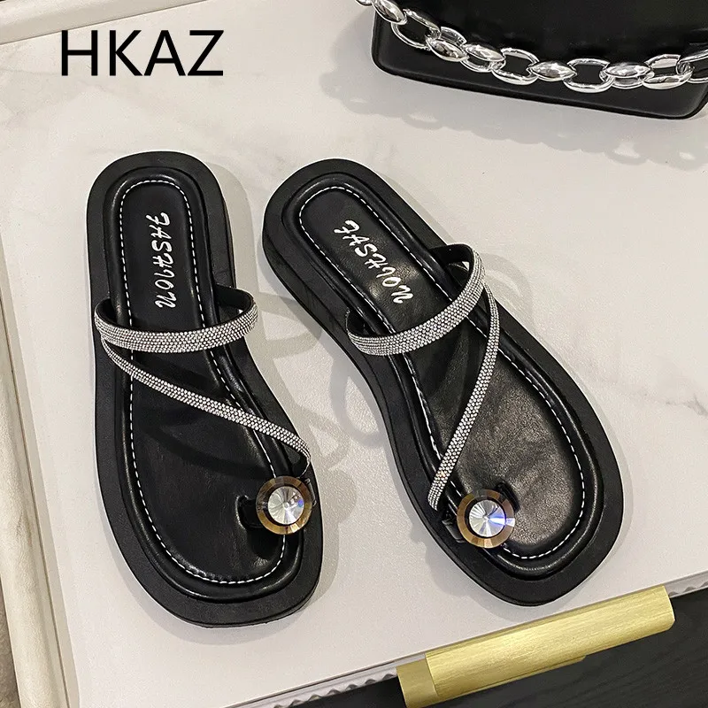 

Women's Slippers Casual Platform Trendy All-match Comfortable Breathable Fashion Non-slip Wear-resistant Shoes Summer Main Push