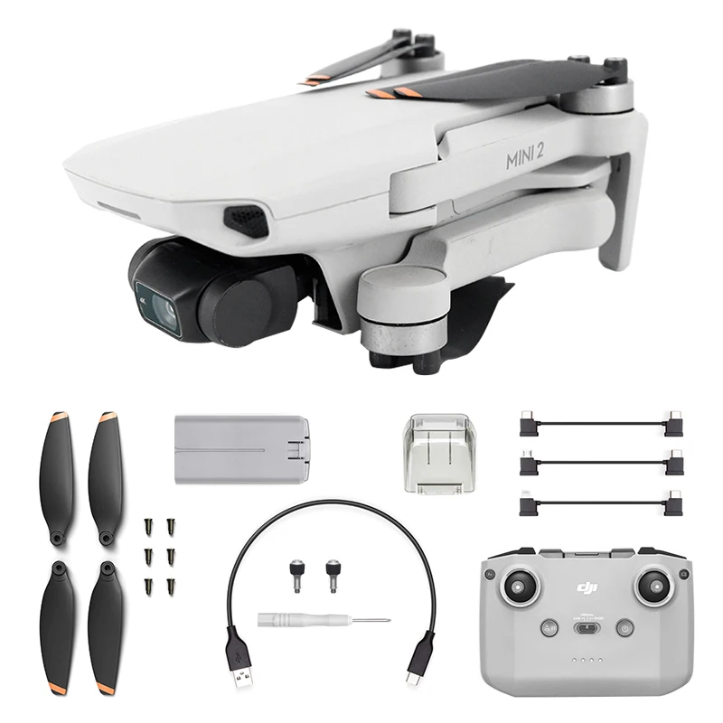 DJI Mini 2 RC Дрон Fly More Combo с 4K цифровой зум Камера GPS 10KM 720p передача видео расстояние