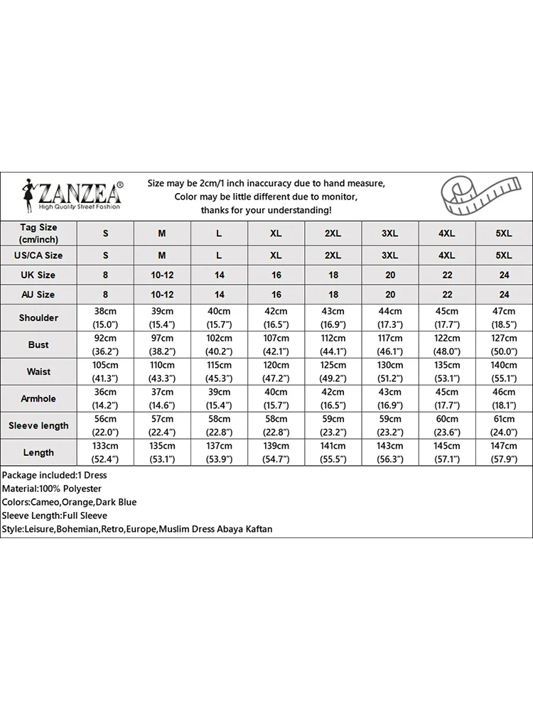 Плиссированное платье Zanzea с длинным рукавом цвет в ассортименте