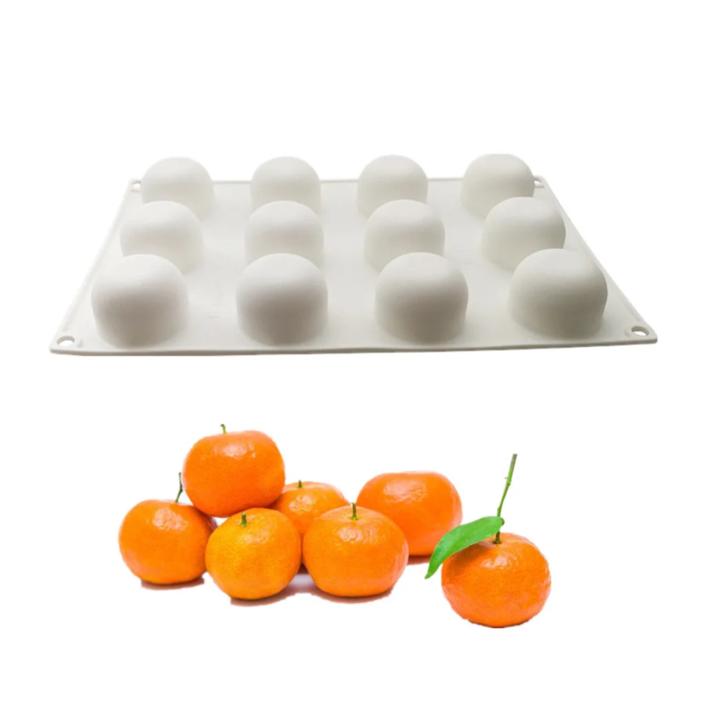 

Форма для выпечки фруктов, шоколада, мусс, 12 отверстий, украшение