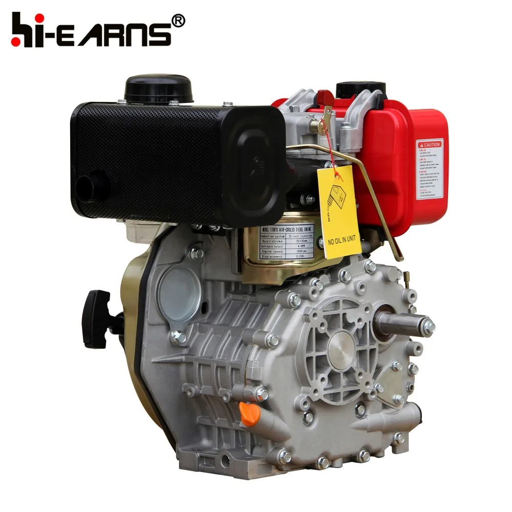 178FS die-sel Engine Малый трактор 1800 об/мин Двигатель с воздушным охлаждением