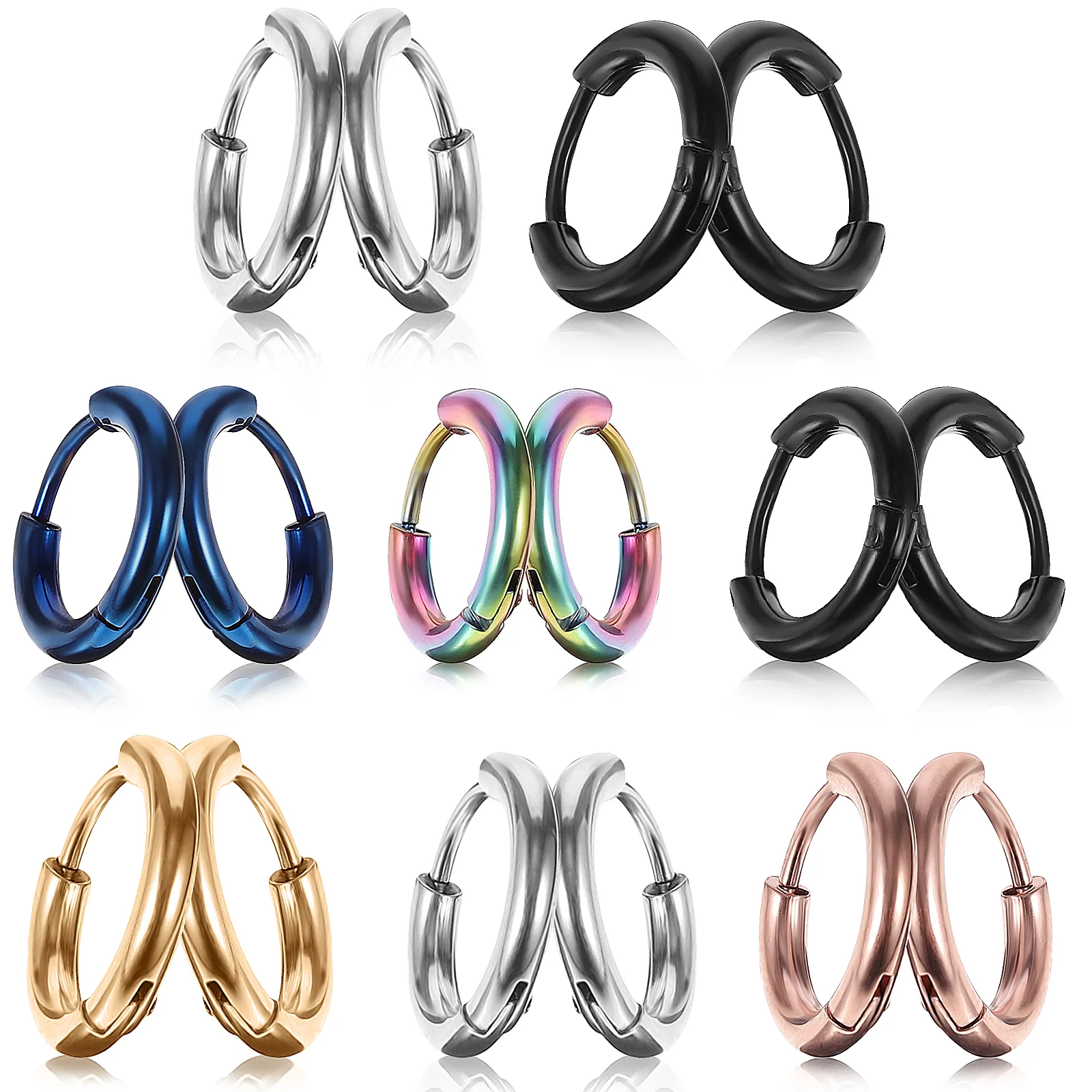 

Earringshoopsgold Hoop Huggie Girls Trendy Small Metal Earring Ear Accessories Dangle Set Gifts Jewelry Earinging