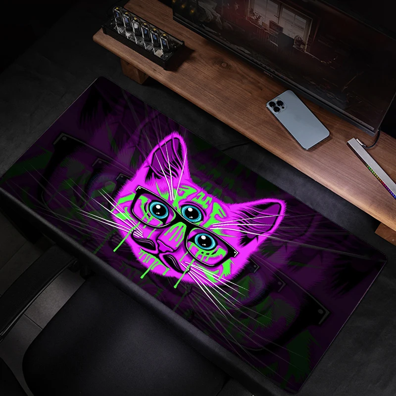 

Удлиненный коврик для мыши 1200X600, большой коврик для мыши, Игровая клавиатура, офисный коврик для мыши, Настольный коврик с тигром, аниме, розовый, милый, для геймеров, Kawaii