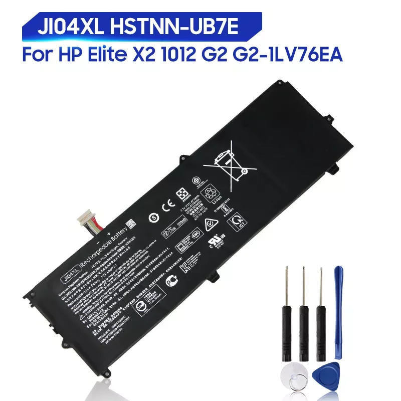 

Replacement Battery For HP Elite X2 1012 G2 G2-1LV76EA JI04XL HSTNN-UB7E Genuine Laptop Battery 6110mAh