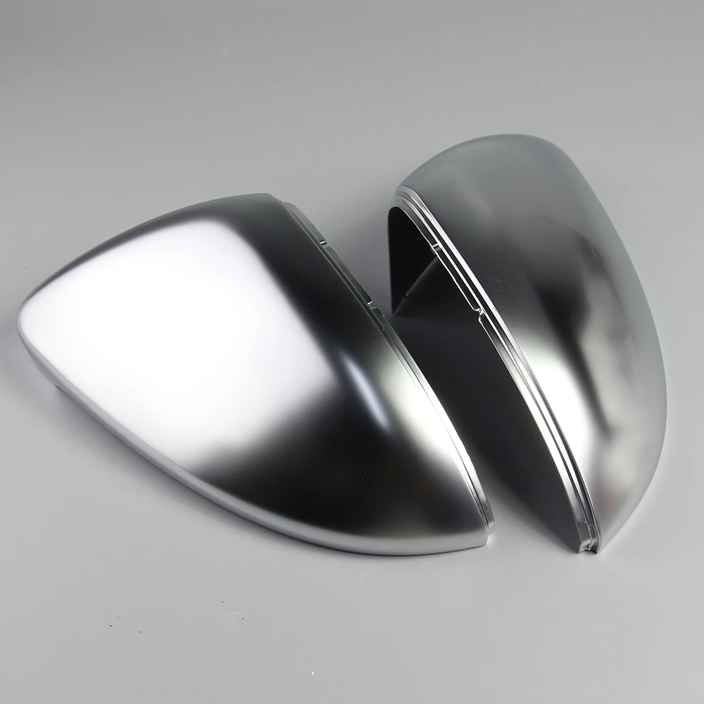 

For VW for Golf 7 Golf 7 GTI Lamando 1 Pair of Matte Chrome Rearview Mirror Protection Cover Shell Car Styling Mirror Cover