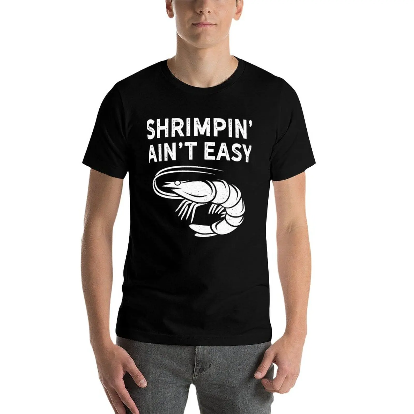 Фото Футболка для джиу-джитсу BJJ Shrimpin Aint Easy Light, летняя спортивная быстросохнущая футболка №3