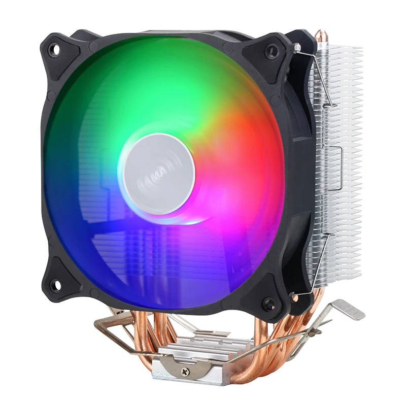 

SAMA 125W TDP 4 Heat Pipes CPU Cooler 73CFM 120mm 4Pin PWM PC Tower Radiator for Intel CPU I3 I5 I7 AMD AM3 AM4 Cooling Fan