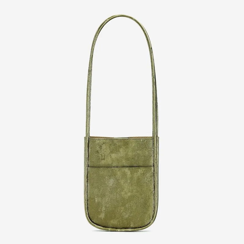 Новые китайские атласные мини-сумочки из воловьей кожи новинка 2024 винтажная