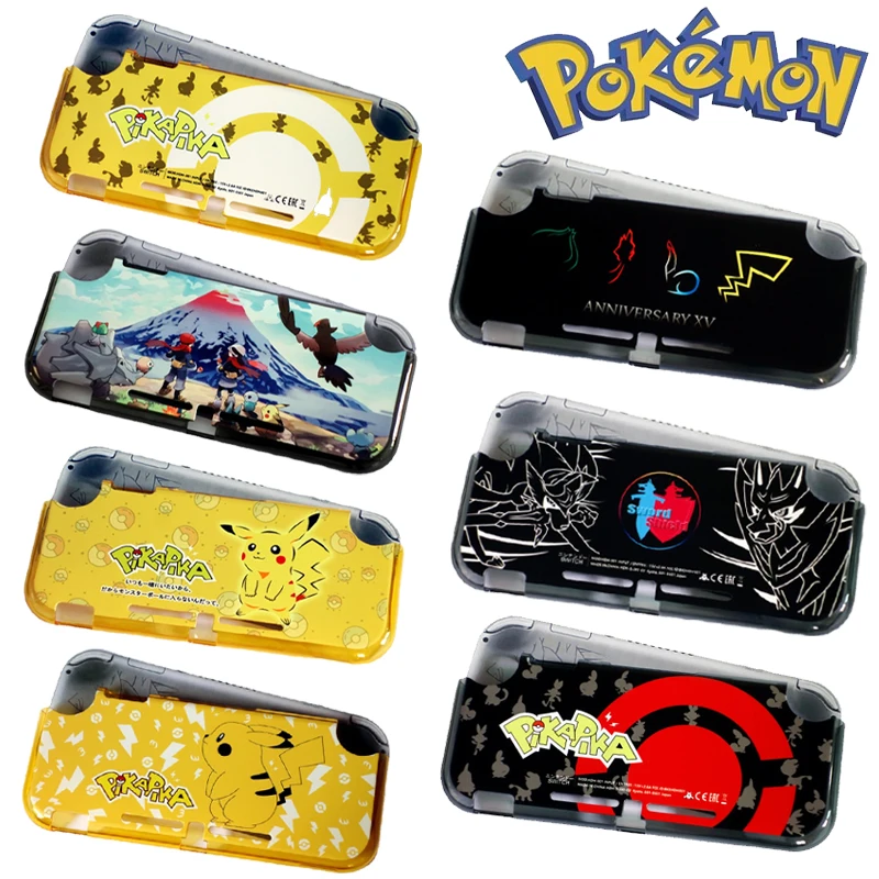 Чехол Pokmeon Pikachu Switch для Nintend Switch Lite, мультяшный аниме ударопрочный чехол с принтом игровой машины, защитный чехол, аксессуары