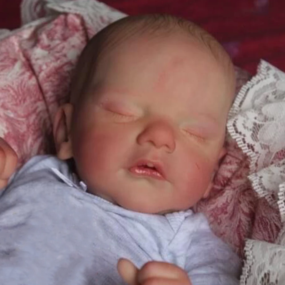 

Реалистичная силиконовая кукла-реборн для новорожденных, 49 см