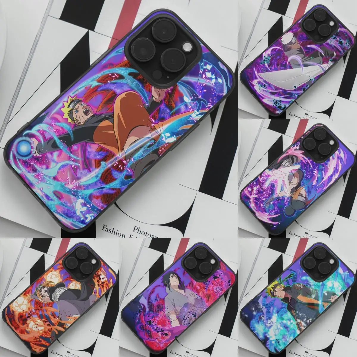 

Naruto Iphone 13 12 11 X XR XS 8 7Plus 14 Pro Max Case Toys Fall Resistance Soft Anime Sasuke Transparent Silicone Mobile Phone