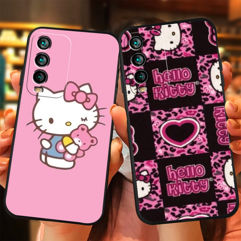 

Hello Kitty 2022 Phone Cases For Xiaomi POCO F3 X3 GT M3 Pro X3 NFC Redmi Note 10 10Pro 10S Coque Back Cover Carcasa