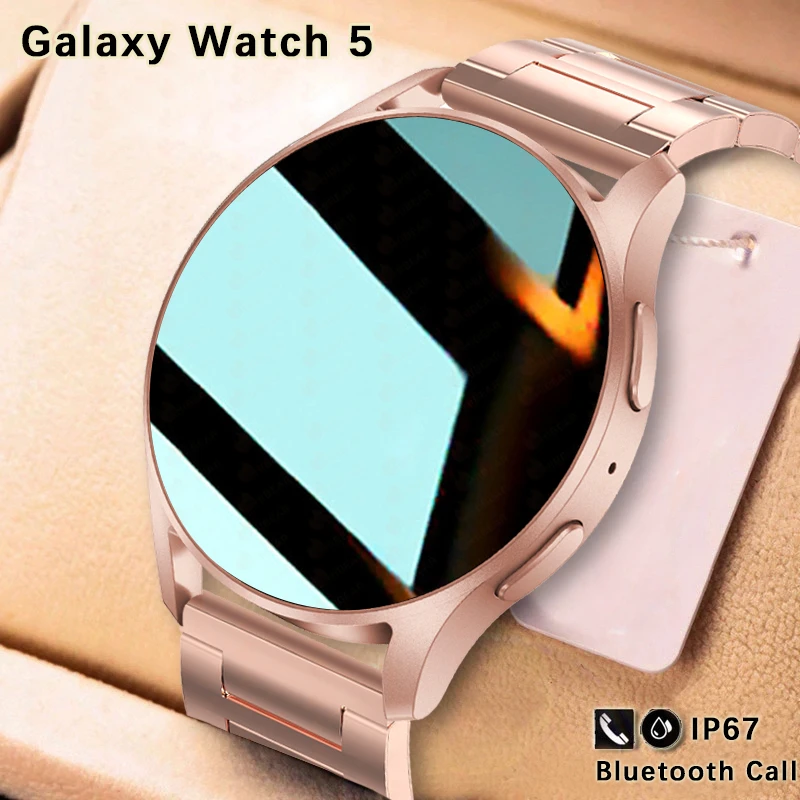 

For Samsung Galaxy Watch 5 Bluetooth Call Smartwatch Women 120+Sport Custom Dial GPS Motion Track IP67 NFC Smart Watch Men