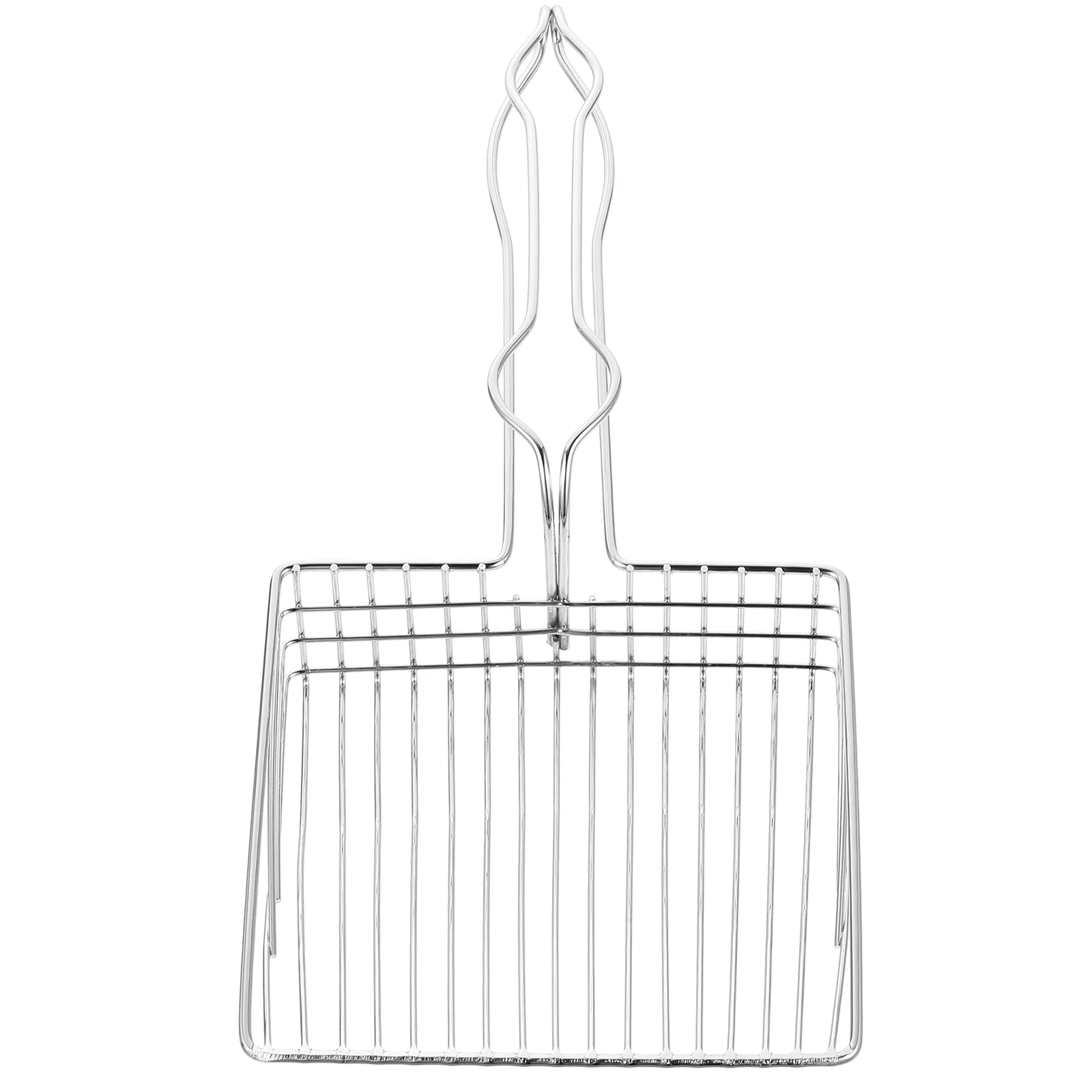 

Cat Litter Stainless Steel Scoop Poop Dump Pouch Pet Reusable Scooper Garbage Cleaning Accessory