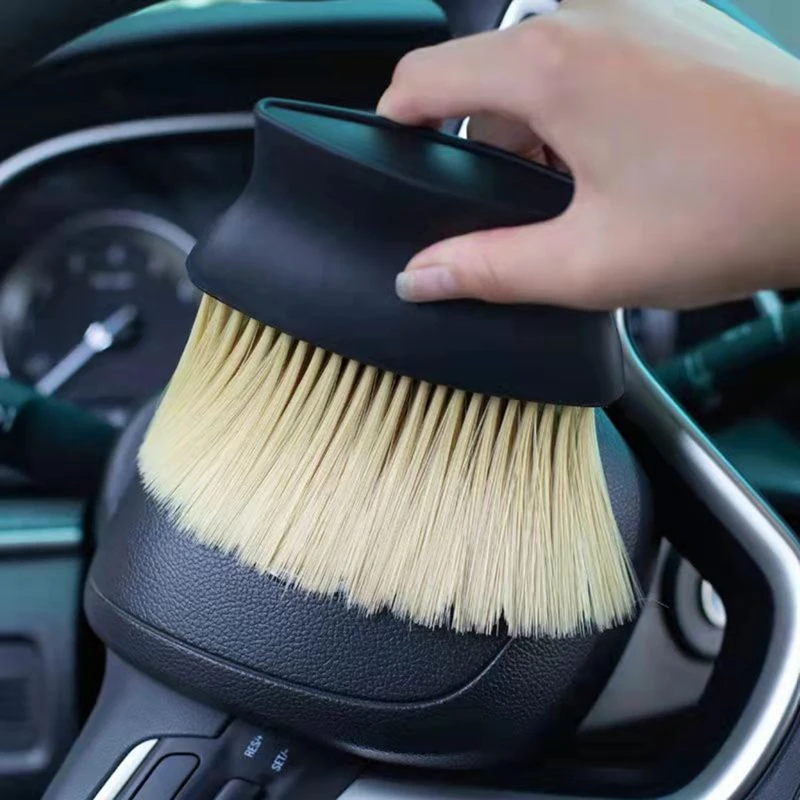 

Car Air Outlet Cleaning Brush Dashboard Air Conditioner Detailing Dust Sweeping Tools Auto Interior Home Office Duster Brushes