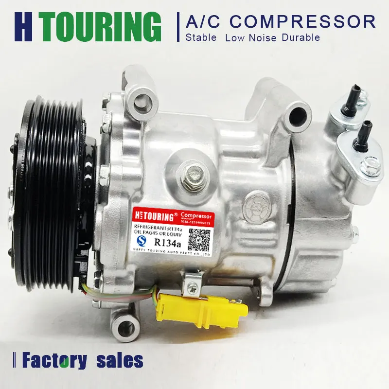 

For sanden sd6v12 mini ac air conditioner compressor 64529223392 64526942501 64522758145 64522758433 for Mini Cooper R55 R56 R57