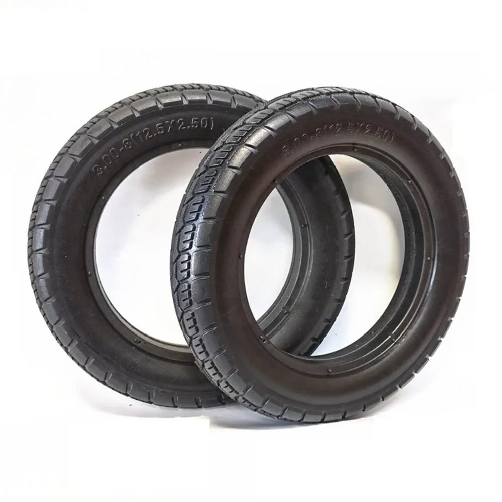 

12 Inch Solid Tyre 12 1/2x2 1/4(57-203) 12 1/2x2 1/4(62-203) Rubber For Electric Scooters E-Bike Scooter 12.5x2.50 Tire