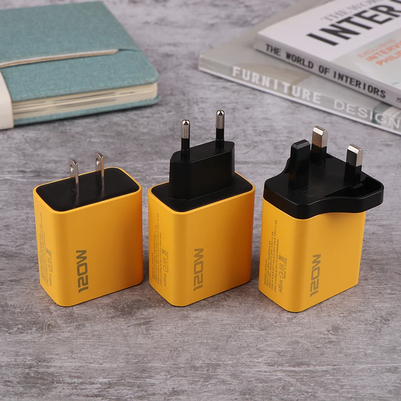 Быстрое зарядное устройство Тип C 120 Вт Быстрая зарядка 3 0 USB адаптер для телефона