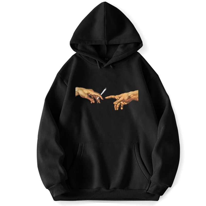

Genesis Funny Hooded Sweatshirts Men Pullovers Jumper Hoodies Hoodie Trapstar Pocket Spring Autumn Korean Style Sweatshirt Tops