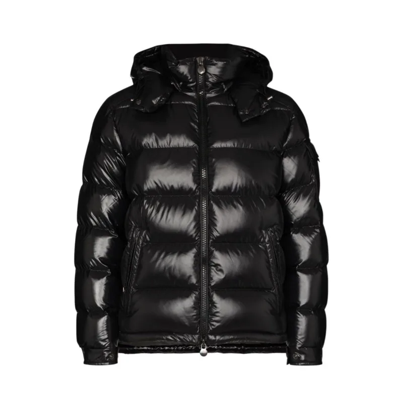 

Gestreepte Mannen Down Jassen 5XL Oversized Effen Rits Parka Dikke Warme Hooded Glossy Winter Jas 2022 Neutralen Mannen Down jas