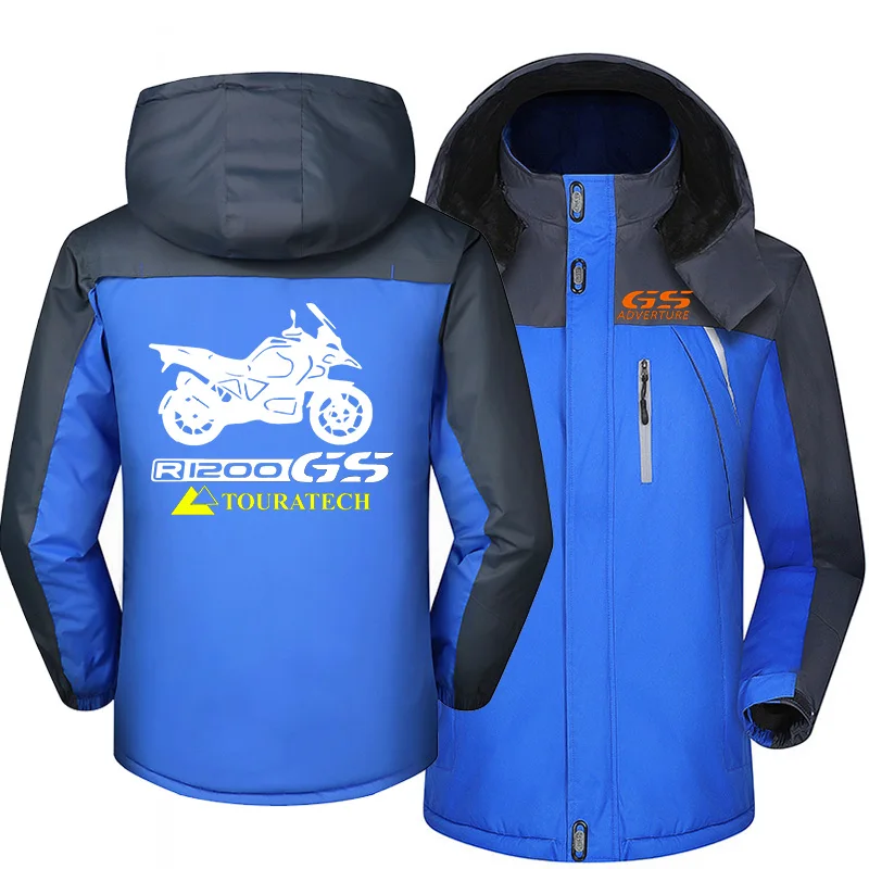 

NEUE Winter Jacke Männer für GS ADV 1200 Windjacke Winddicht Wasserdicht Verdicken Fleece Outwear Outdoorsports Mantel