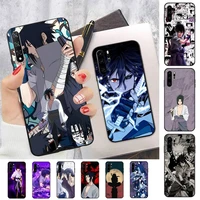 bandai naruto uchiha sasuke phone case for huawei p30 40 20 10 8 9 lite pro plus psmart2019