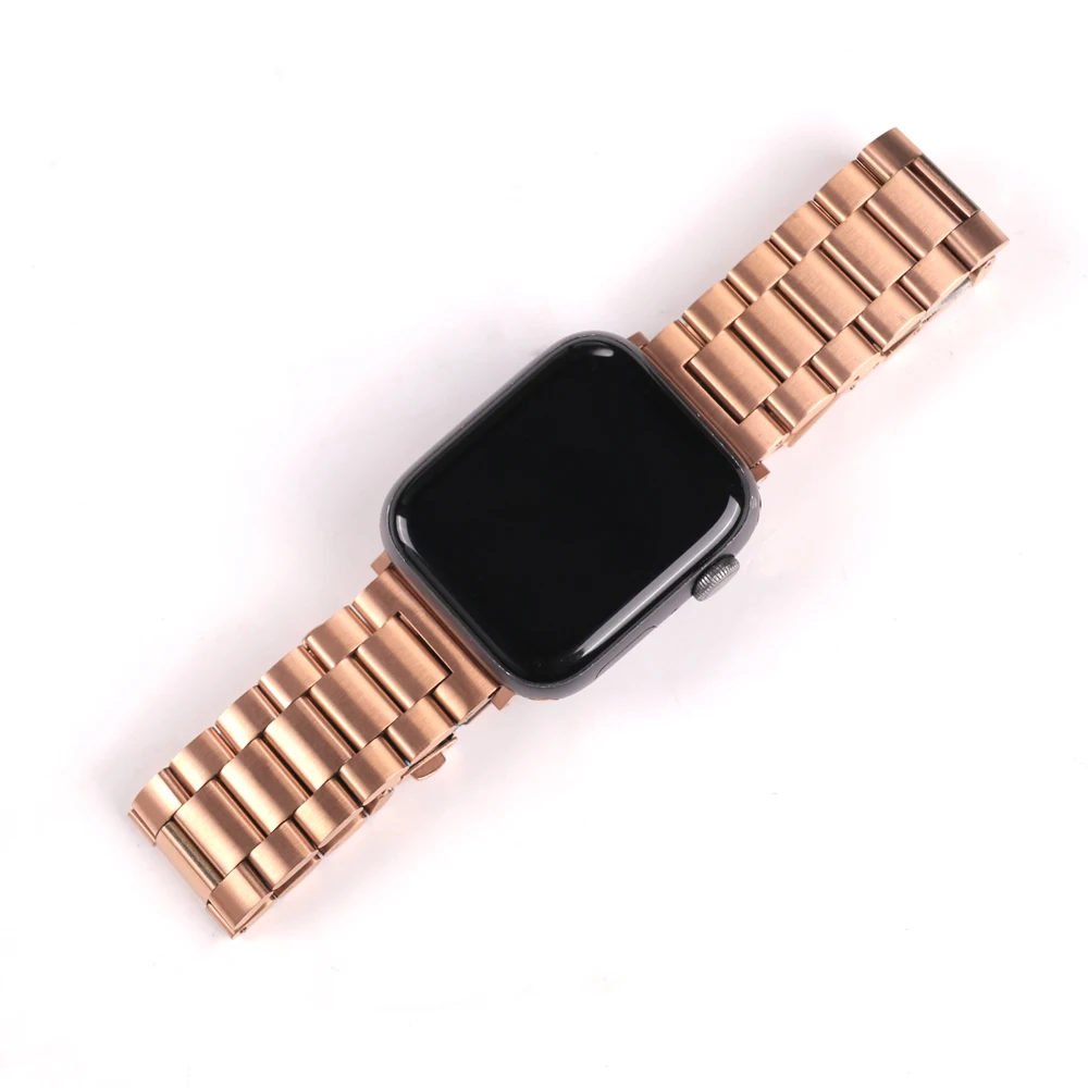 Classic Metal Band For Apple Watch Series 8 7 6 SE 5 45mm 41mm 40mm 44mm Stainless Steel Strap For iWatch Ultra 49mm 42mm Correa