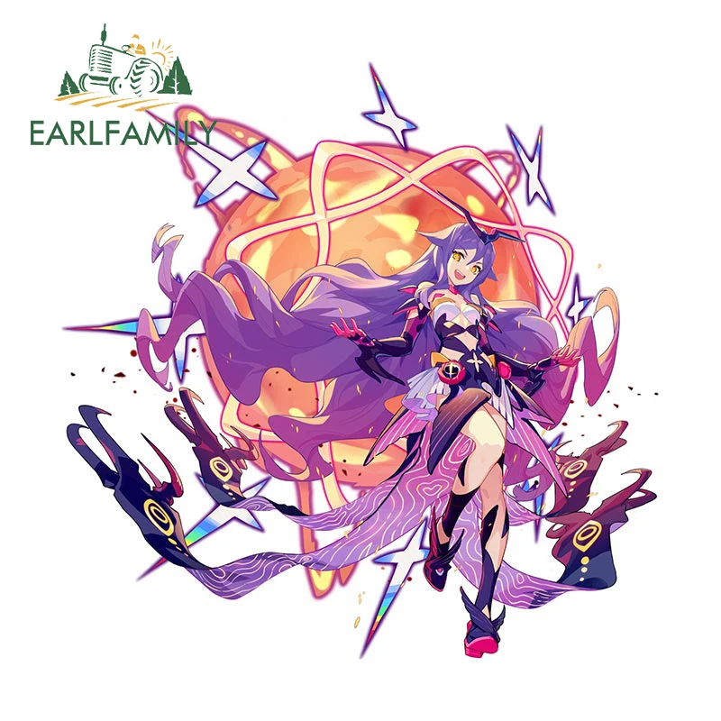 

EARLFAMILY 13 см x 12,2 см для Honkai Impact 3rd Sirin автомобильные мультипликационные наклейки индивидуальные наклейки для автомобиля мотоцикла декоративная Автомобильная этикетка