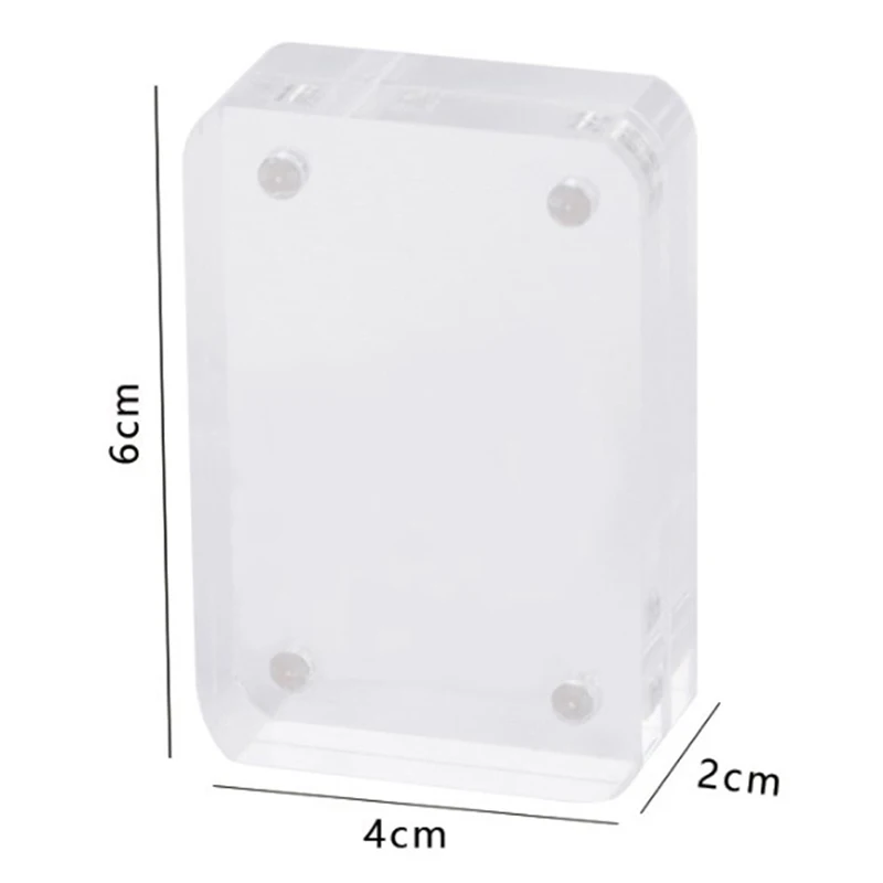 

Magnetic acrylic mini card brick guka small card brick cartoon student