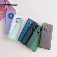 fashion ultra thin candy color soft tpu phone case for huawei mate 40 30 p50 p40 p30 pro clear purple lens protection male cover