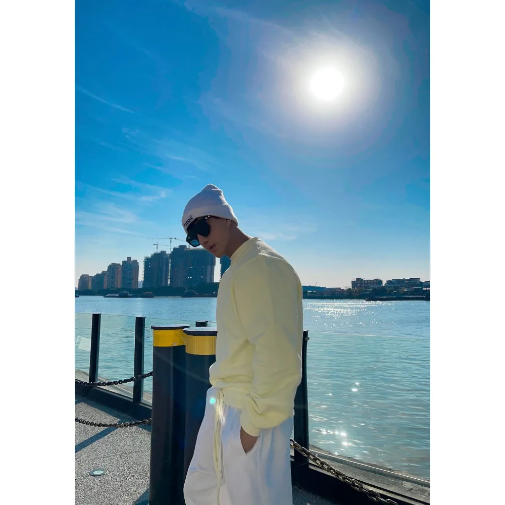 NIGO MR простая толстовка с круглым вырезом на шнурке свободные толстовки длинными