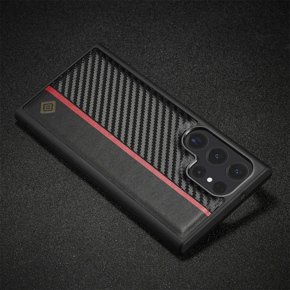 Ультратонкий Чехол Из Углеродного Волокна Для Samsung A15 A35 A55 A70 A71 A73 Note8 Ultra Plus S24 S10 S9 S8