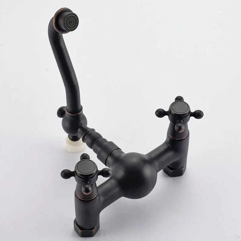 Смеситель Vidric медный для ванной комнаты кран горячей и холодной воды с масляной