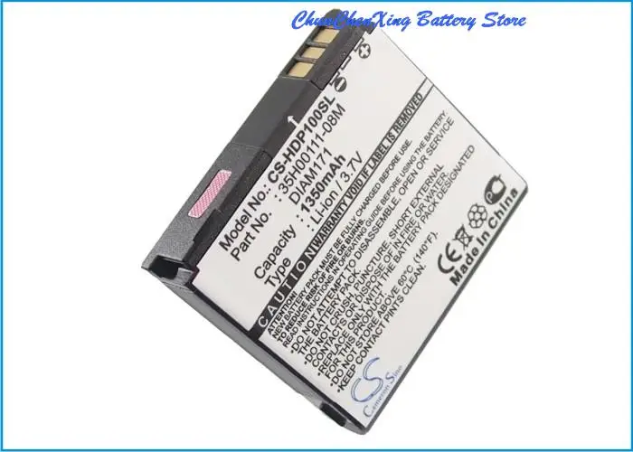 Высококачественный аккумулятор Cameron Sino 1350 мАч DIAM171 для HTC/Dopod S900c Herman 500 Raphael 100 101 800