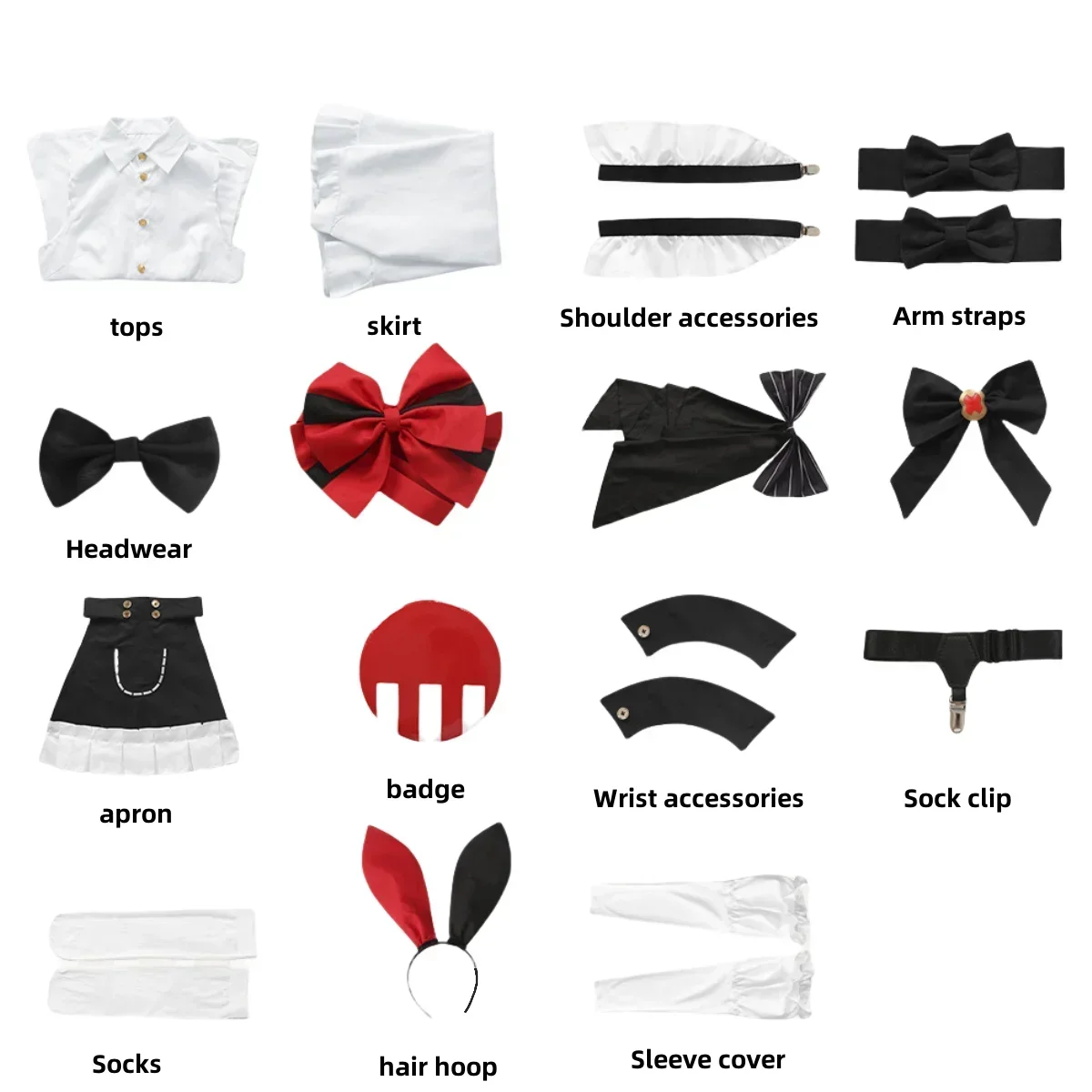 Аниме-игра Honkai Impact 3 Тереза Апокалипсис костюм для косплея парик белая юбка