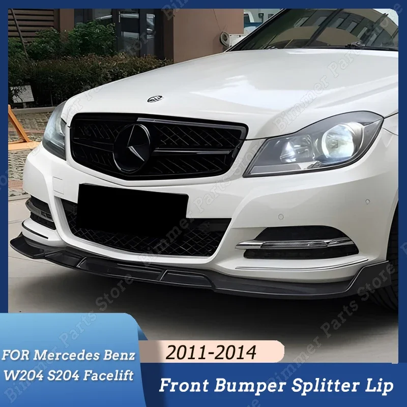 

Сплиттер для переднего бампера Mercedes Benz W204 S204 Facelift, спойлер, диффузор, крышка, дефлектор 2011 2012 2013, автомобильная Настройка