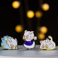 anime game sky children of light ka ka kawaii mushroom cosplay enamel metal badge brooch pins pin decorate souvenir pops gifts