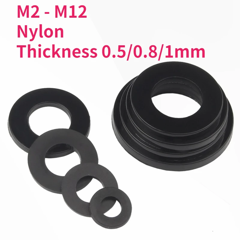 

Пластиковые нейлоновые шайбы M2-M12