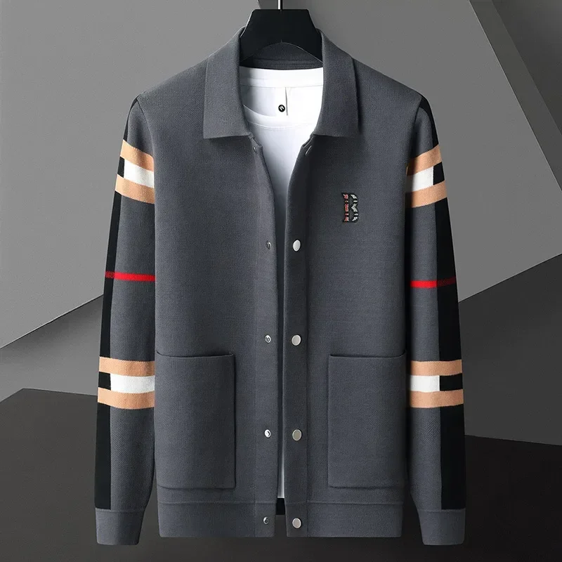 Высококачественный осенне-зимний брендовый дизайнерский мужской модный