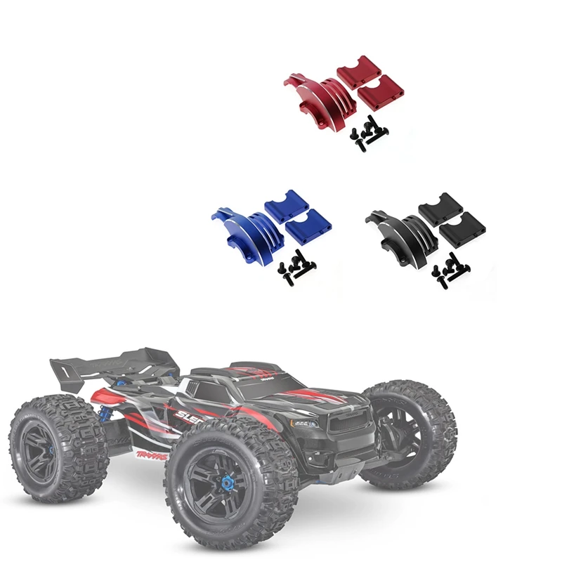 Алюминиевые центральные дифференциальные крепления Diff Cover 9584 для 1/8 Traxxas Sledge 95076-4