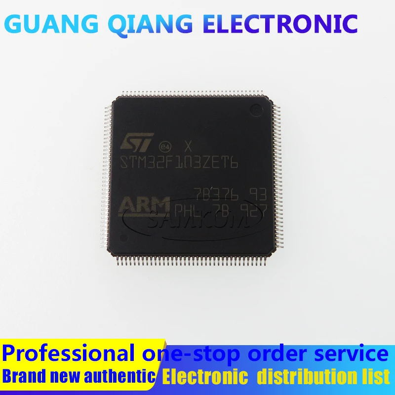 Микроконтроллер STM32F103ZET6 IC 32 бит 512KB FLASH 144LQFP, 1 шт.