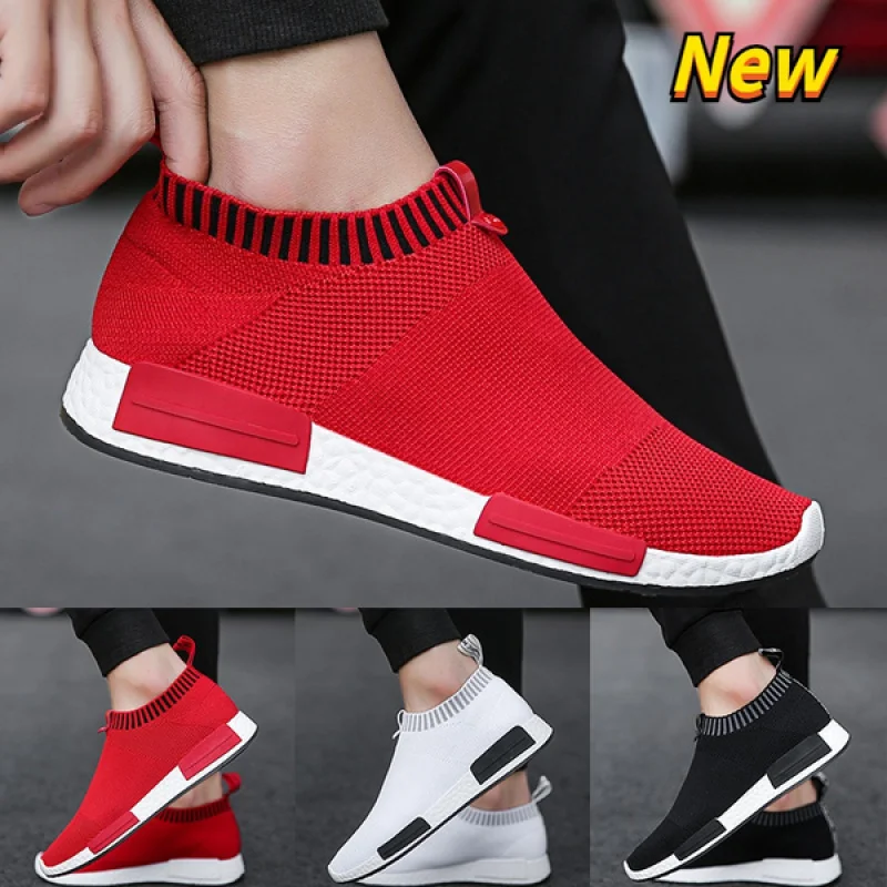 

2022 New Summer Fashion Mens Breathable Mesh Shoes Mens Lightweight Casual Shoes EU38-47