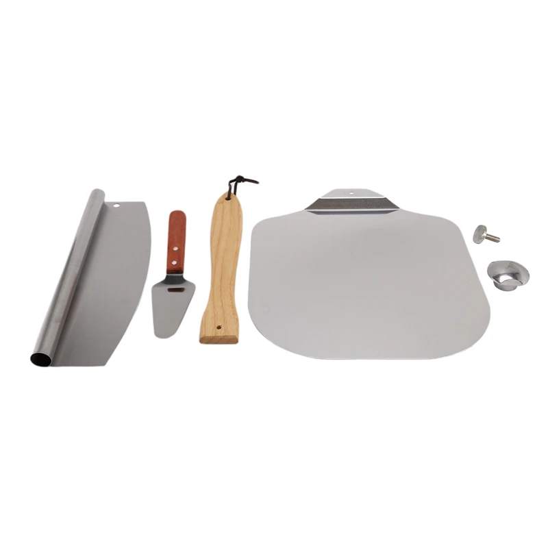 

Pizza Peel-Aluminum Metal Pizza Steel, Pizza Spatula With Foldable Wooden Handle,Pizza Paddle Convenient For Baking Made