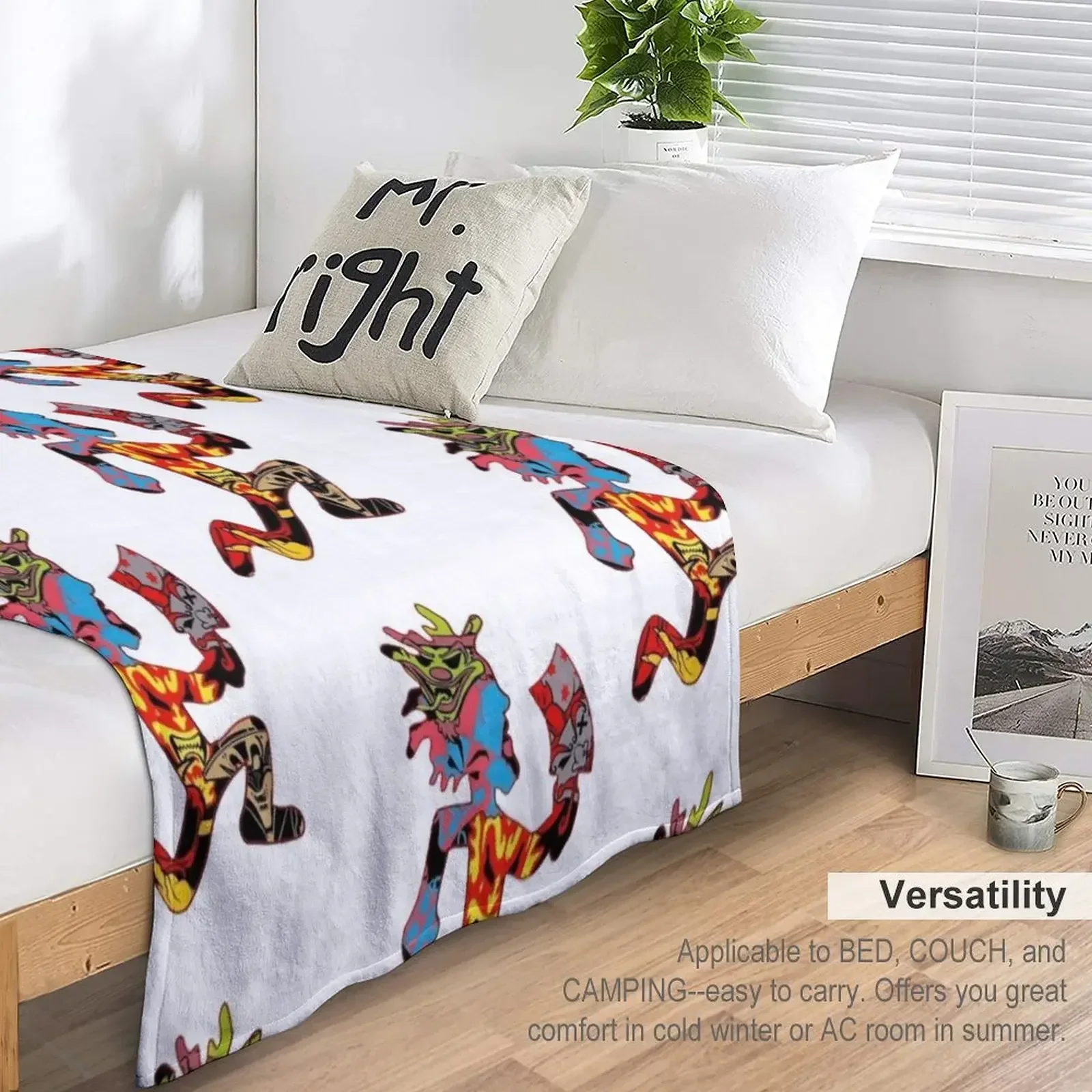 ICP Hatchetman карты Джокера Плед Пушистые роскошные утолщенные одеяла